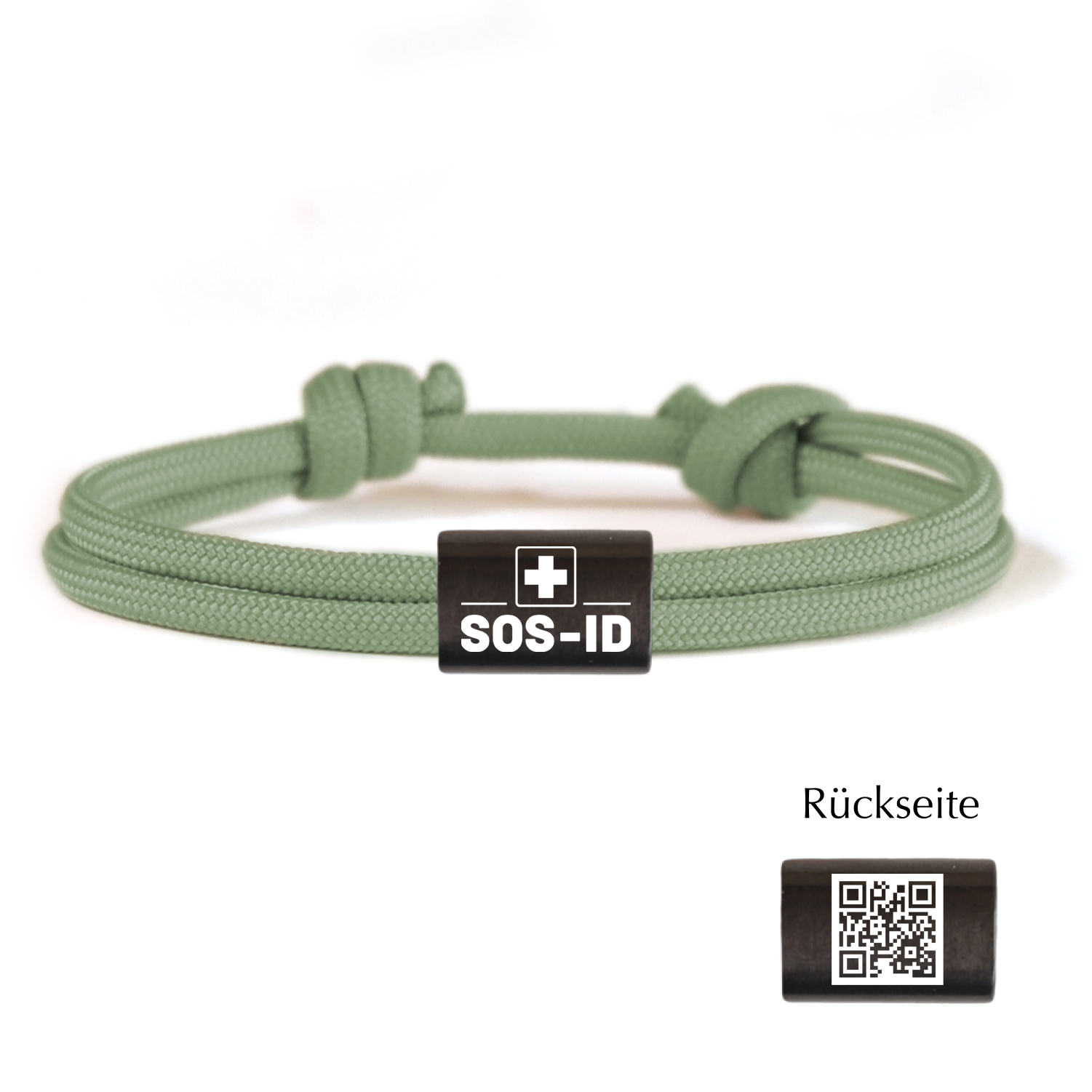 SOS-ID Notfall Segeltauarmband EXCLUSIVE