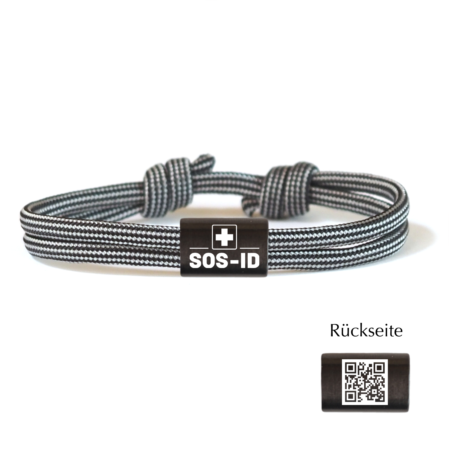 SOS-ID Notfall Segeltauarmband EXCLUSIVE