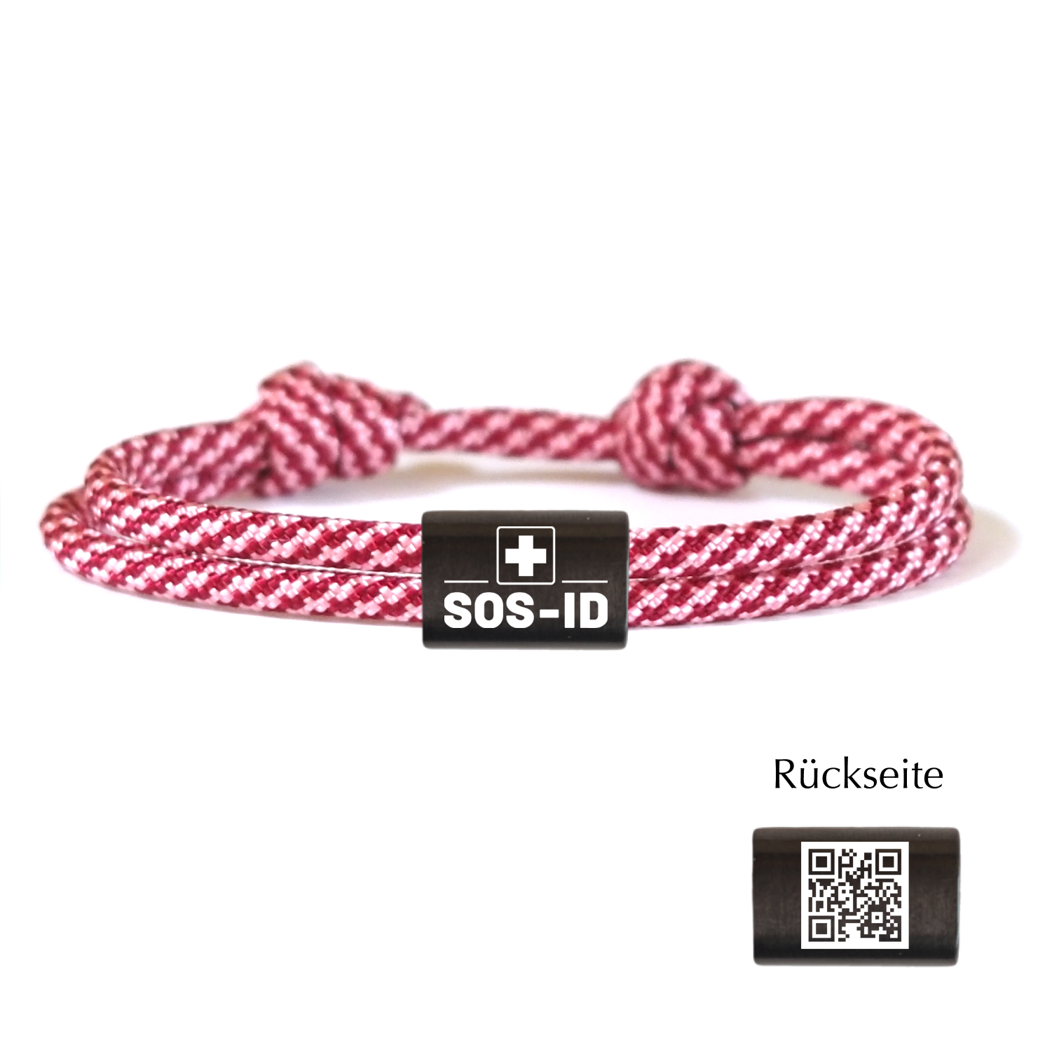SOS-ID Notfall Segeltauarmband EXCLUSIVE