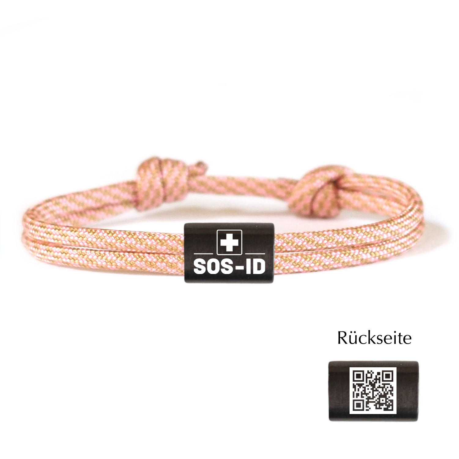 SOS-ID Notfall Segeltauarmband EXCLUSIVE