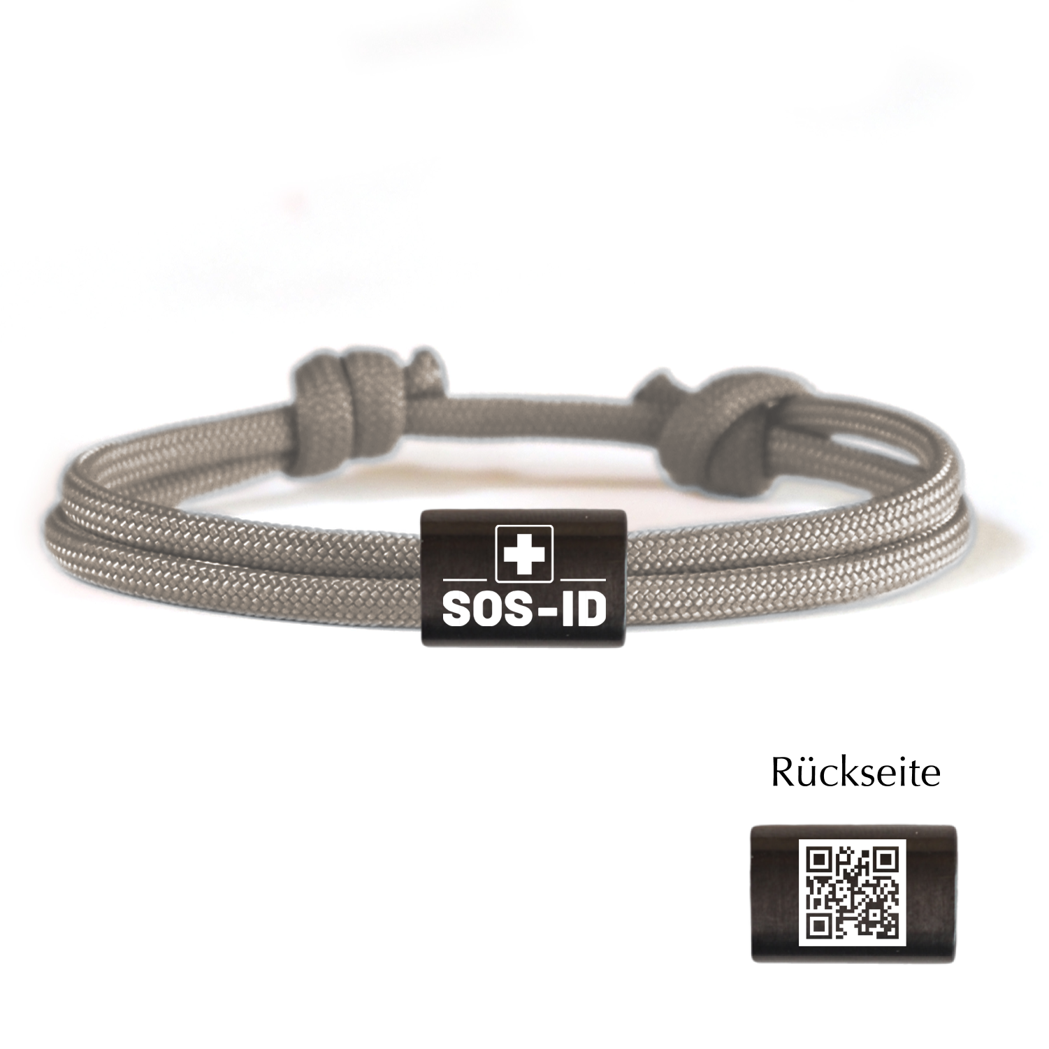 SOS-ID Notfall Segeltauarmband EXCLUSIVE