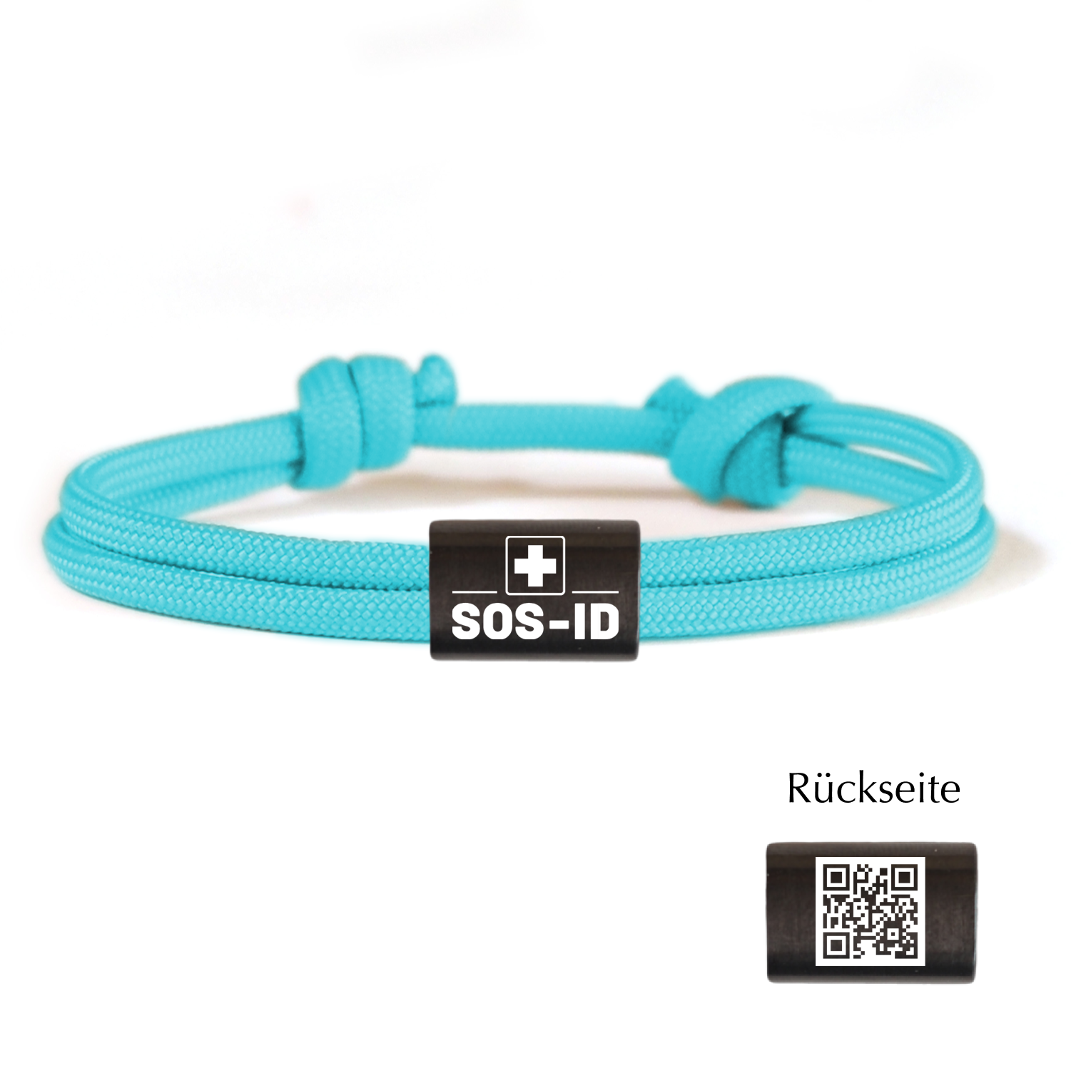 SOS-ID Notfall Segeltauarmband EXCLUSIVE