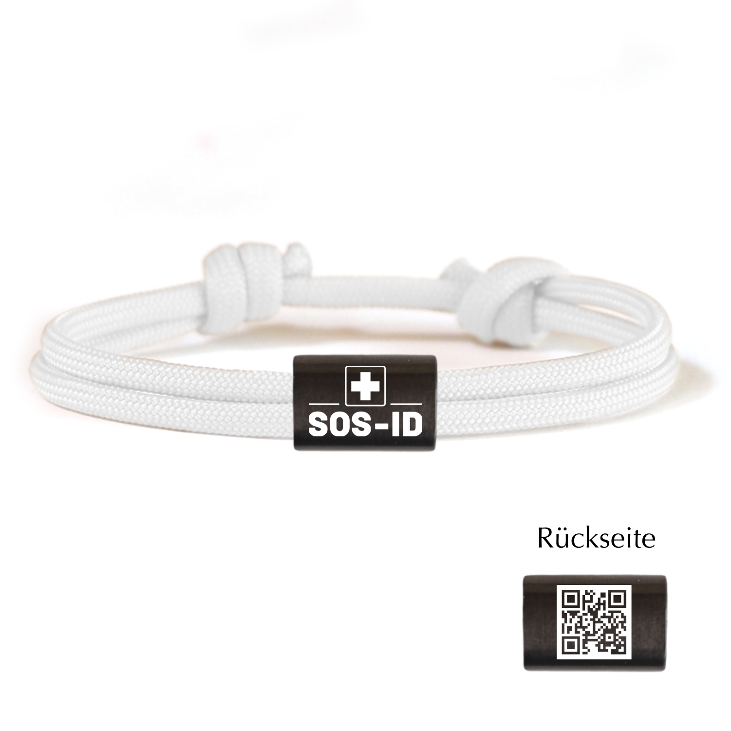 SOS-ID Notfall Segeltauarmband EXCLUSIVE