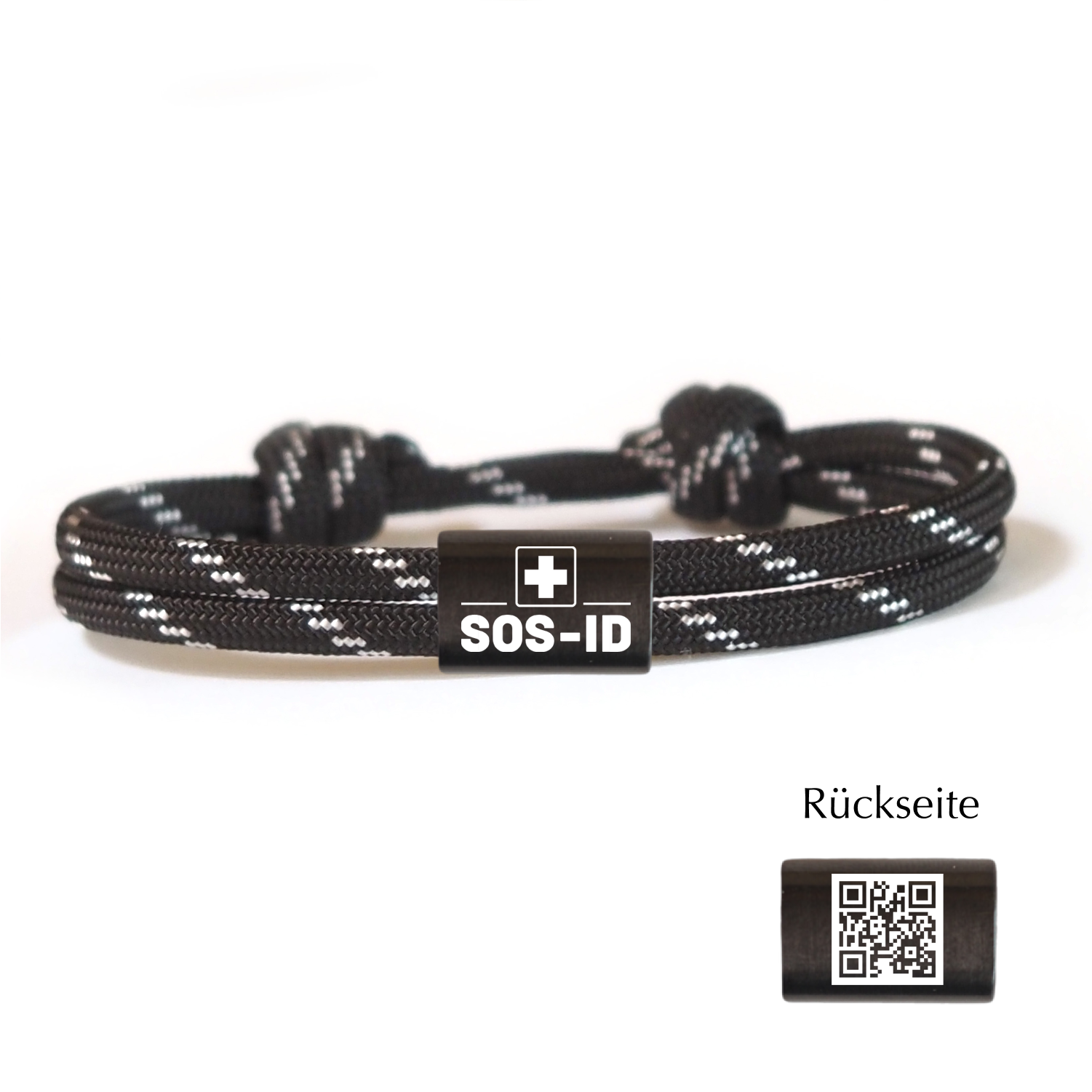 SOS-ID Notfall Segeltauarmband EXCLUSIVE