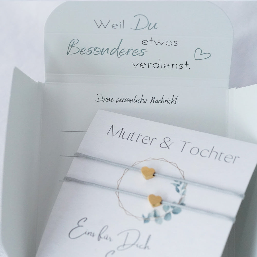 Armbandset Mutter & Tochter - Geschenk zum Muttertag