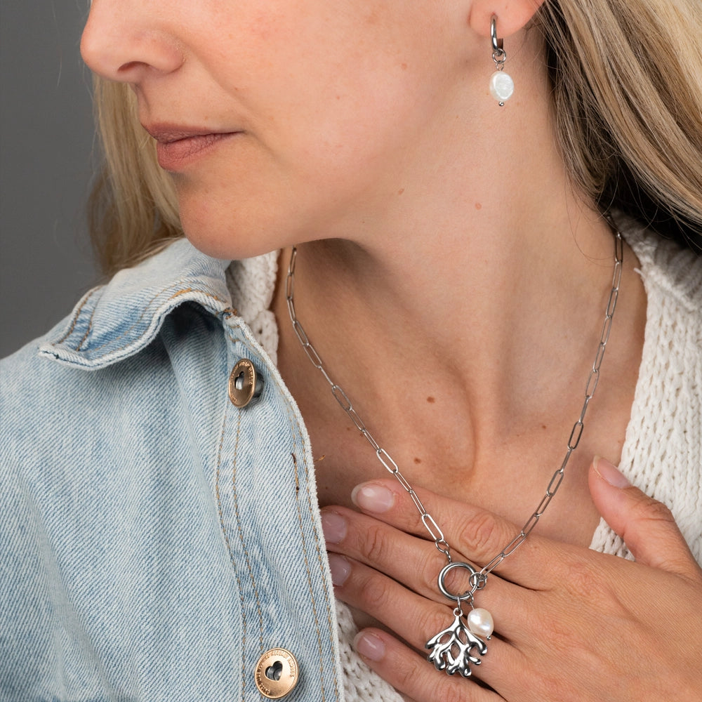 Edelstahl Anhänger Perle gold & silber für Mix & Match - myGreta Charms
