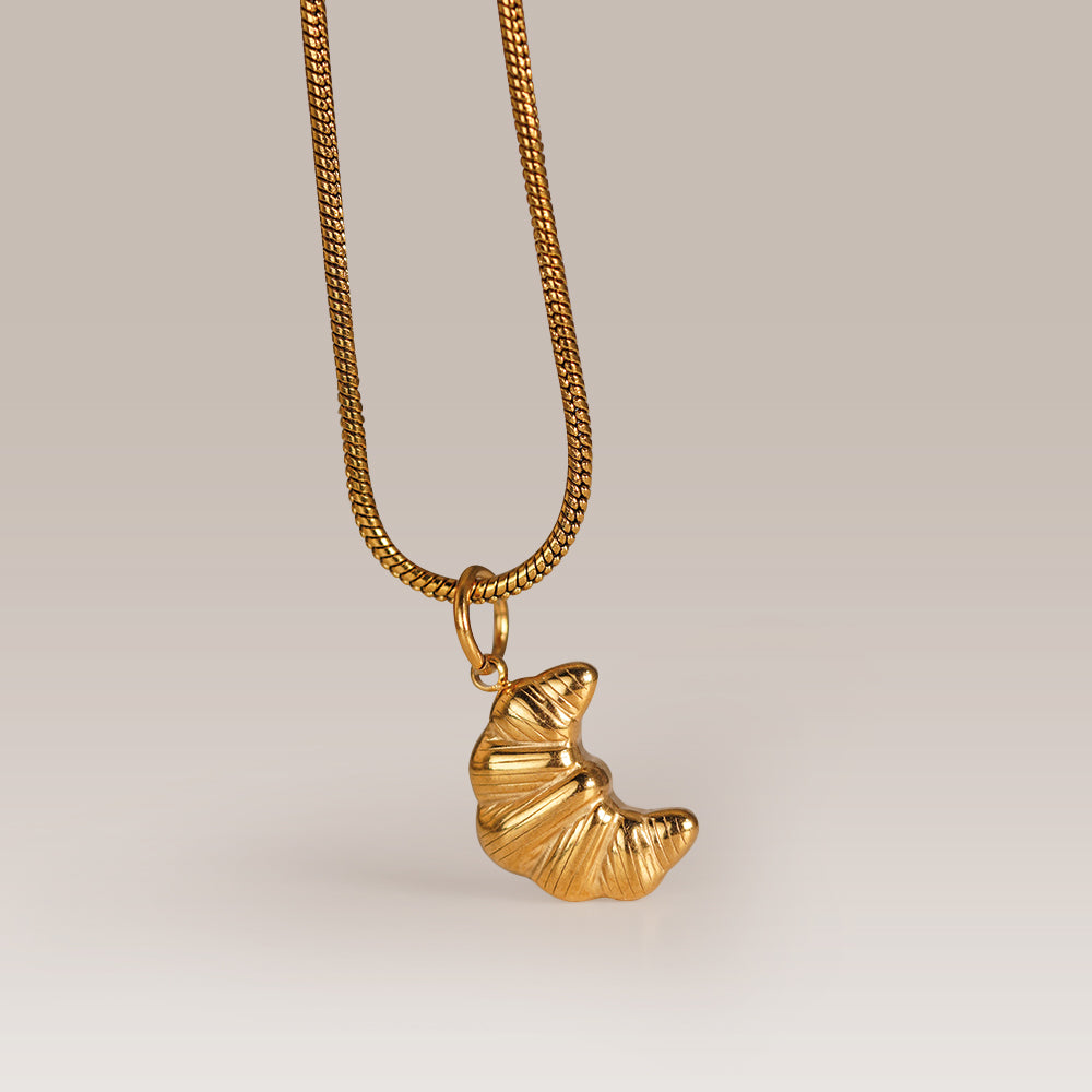 Croissant Kette aus Edelstahl in Gold & Silber – French Chic für jeden Tag