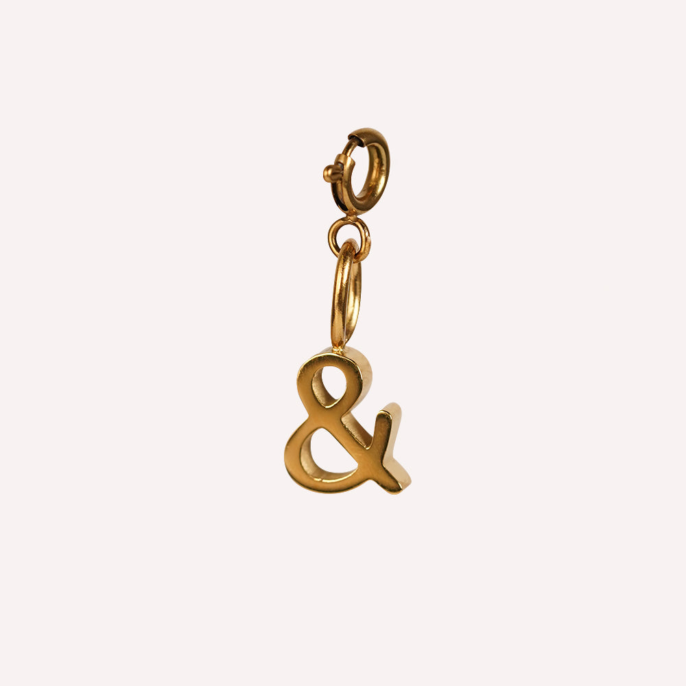 Edelstahl Anhänger für Armkettchen & Zeichen gold & silber