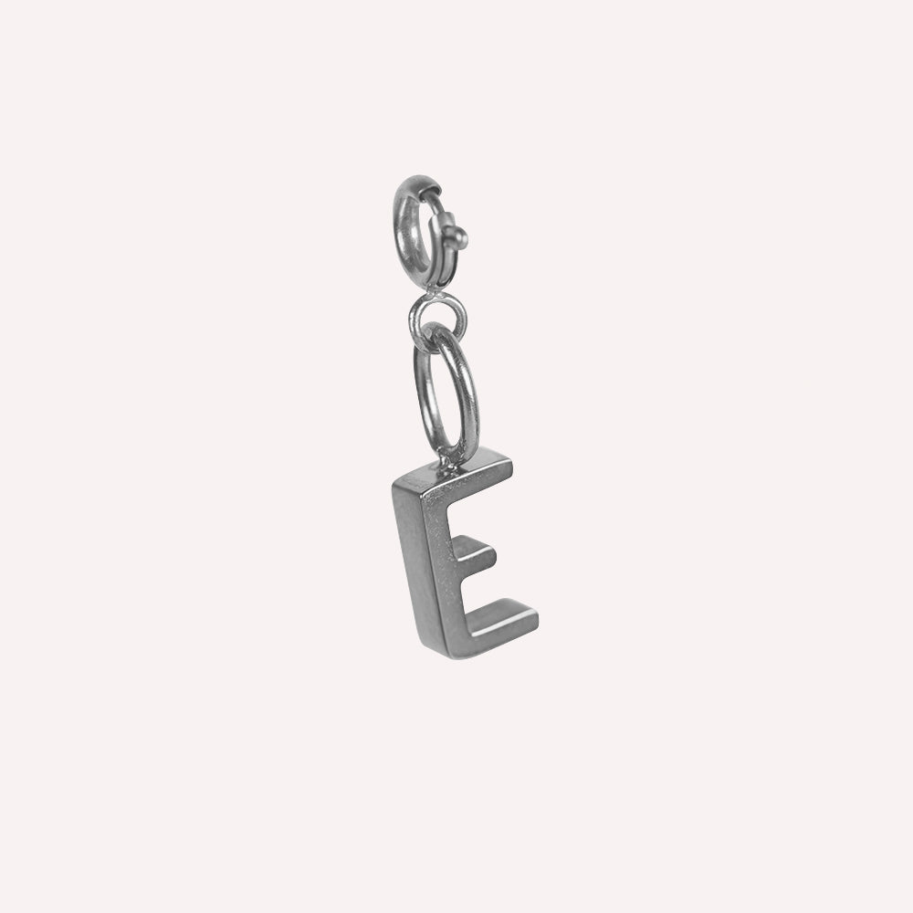 Edelstahl Anhänger Buchstabe gold & silber für Armkettchen