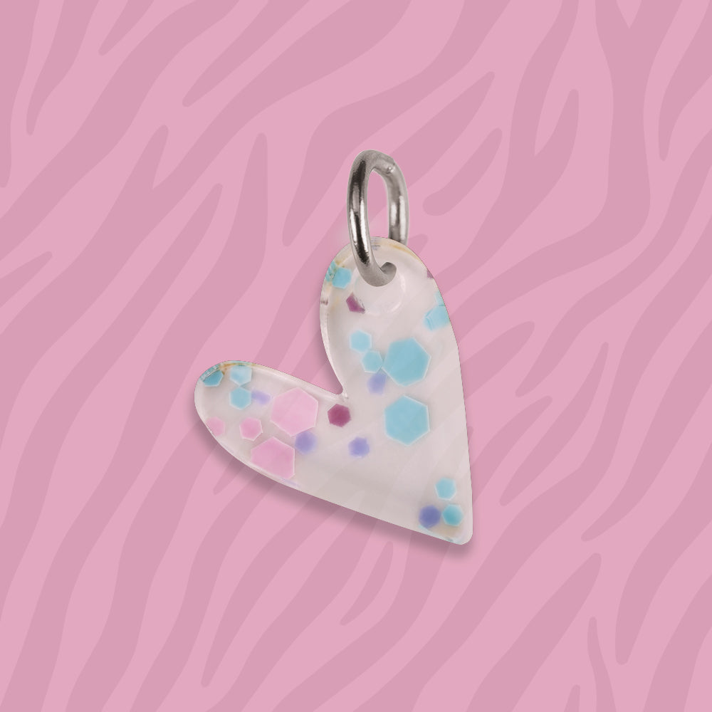 Herz Anhänger für Ketten verschiedene Muster aus Acryl Mix & Match - myGreta Charms