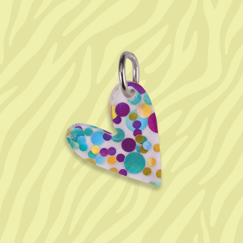 Herz Anhänger für Ketten verschiedene Muster aus Acryl Mix & Match - myGreta Charms
