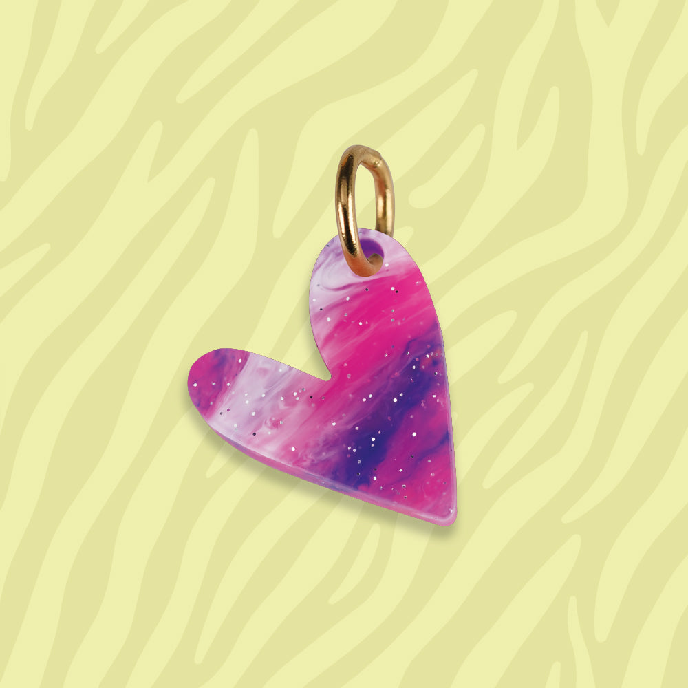 Herz Anhänger für Ketten verschiedene Muster aus Acryl Mix & Match - myGreta Charms