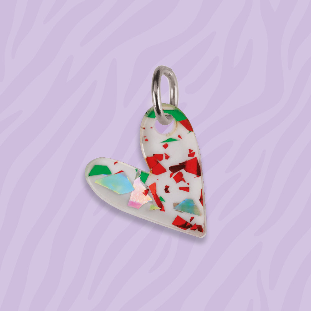 Herz Anhänger für Ketten verschiedene Muster aus Acryl Mix & Match - myGreta Charms