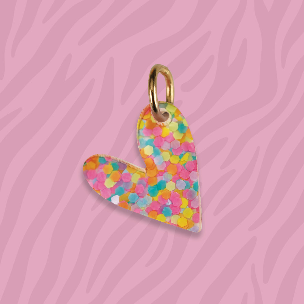 Herz Anhänger für Ketten verschiedene Muster aus Acryl Mix & Match - myGreta Charms