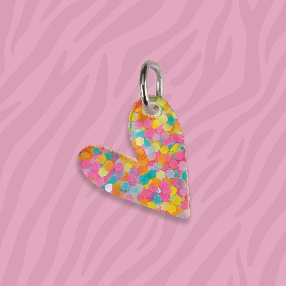 Herz Anhänger für Ketten verschiedene Muster aus Acryl Mix & Match - myGreta Charms
