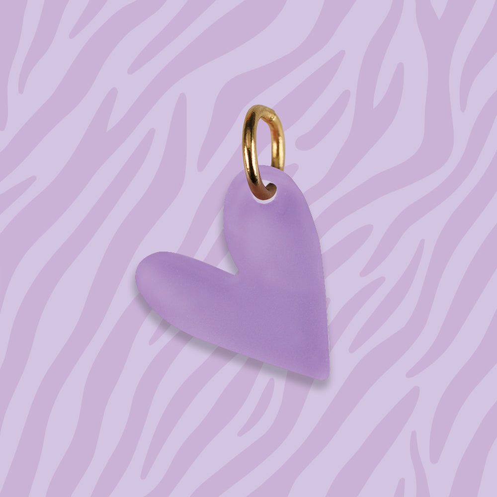 Herz Anhänger für Ketten Uni verschiedene Farben aus Acryl Mix & Match - myGreta Charms