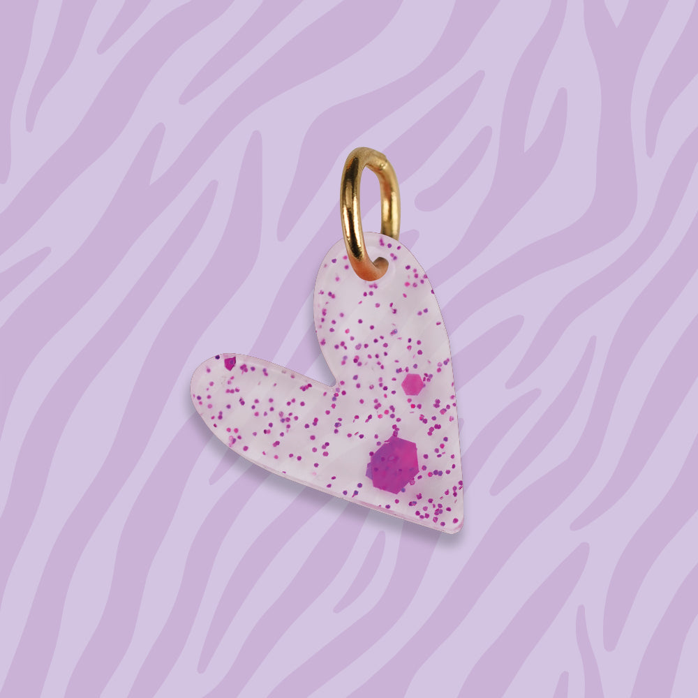 Herz Anhänger für Ketten verschiedene Muster aus Acryl Mix & Match - myGreta Charms
