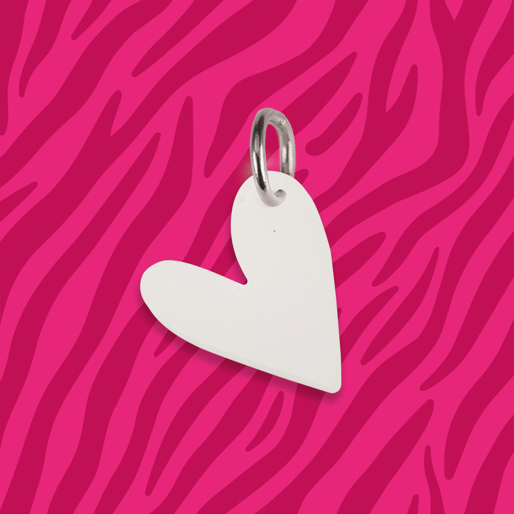 Herz Anhänger für Ketten Uni verschiedene Farben aus Acryl Mix & Match - myGreta Charms