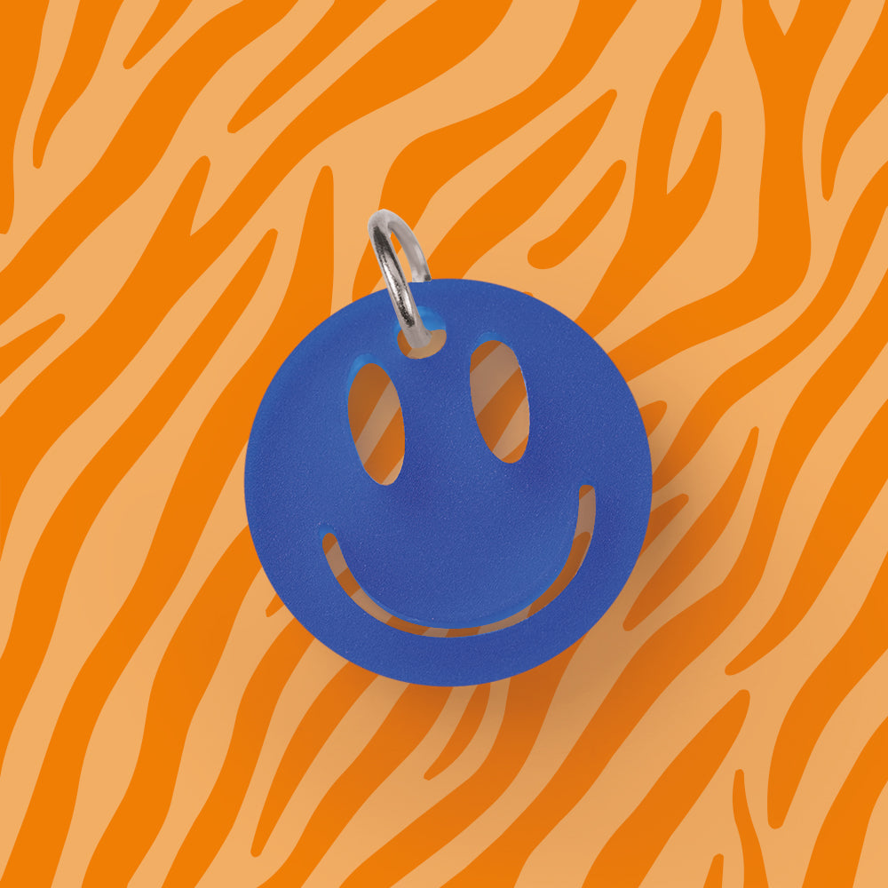 Smiley Anhänger für Kette Uni verschiedene Farben aus Acryl Mix & Match - myGreta Charms