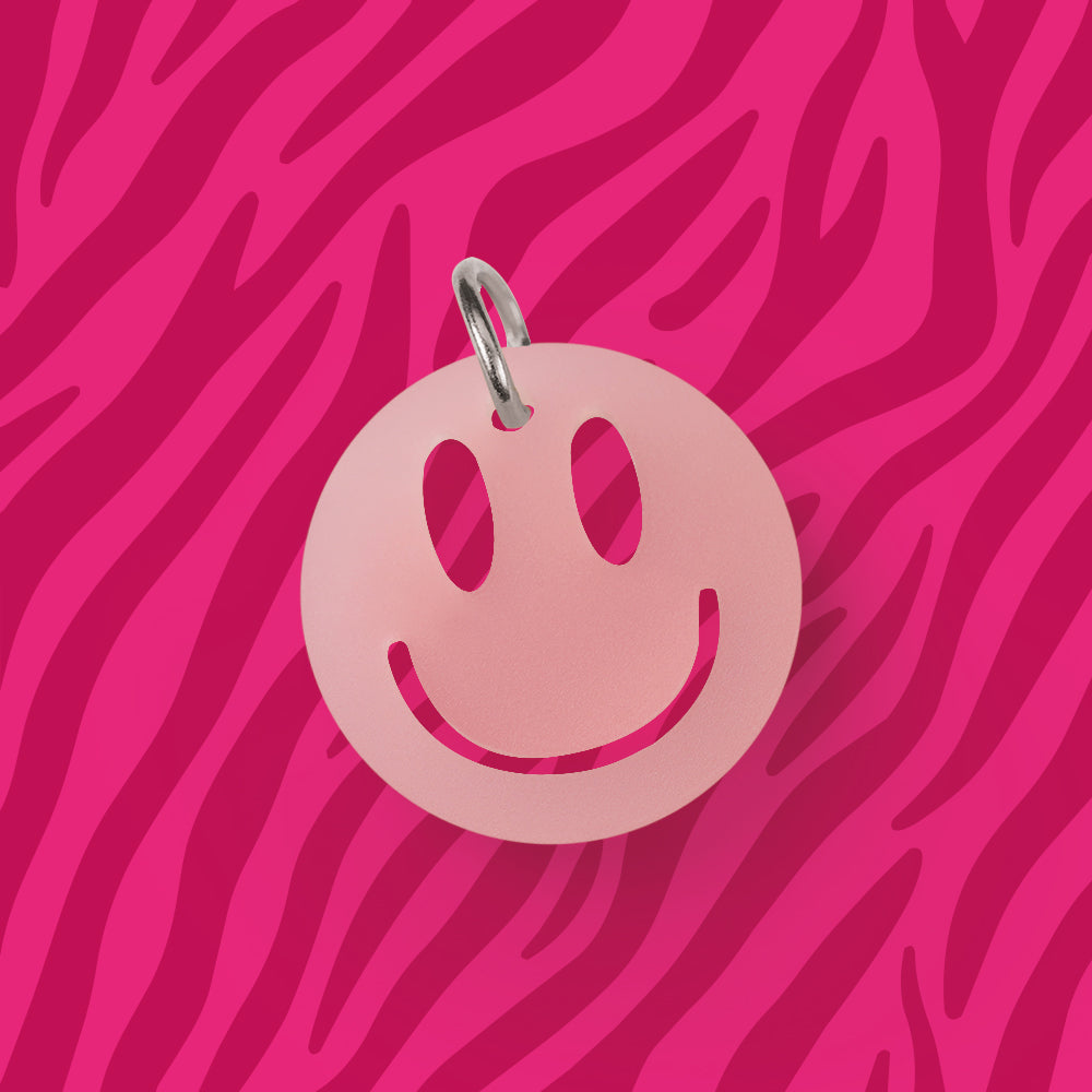 Smiley Anhänger für Kette Uni verschiedene Farben aus Acryl Mix & Match - myGreta Charms