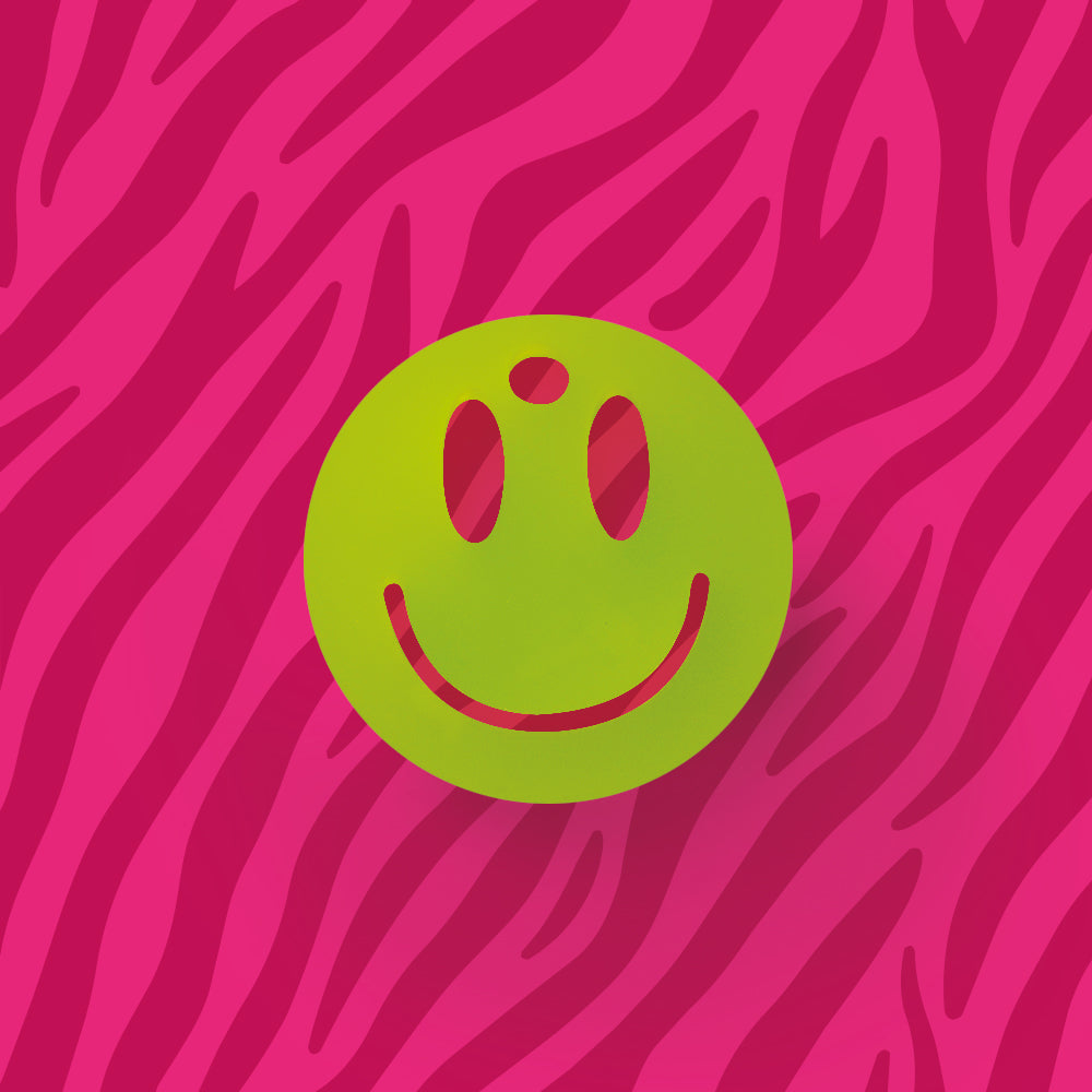 Smiley Anhänger für Ohrring Uni verschiedene Farben aus Acryl Mix & Match - myGreta Charms