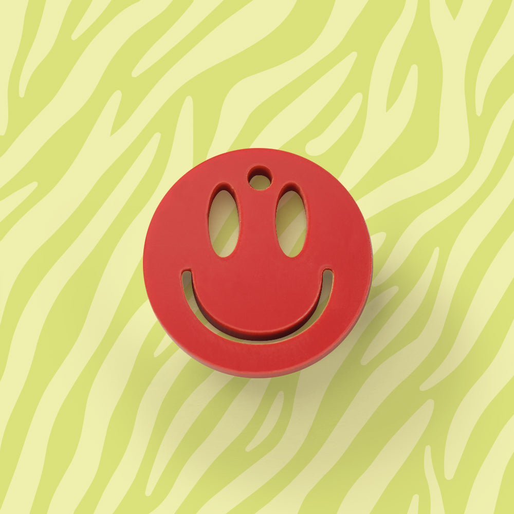 Smiley Anhänger für Ohrring Uni verschiedene Farben aus Acryl Mix & Match - myGreta Charms