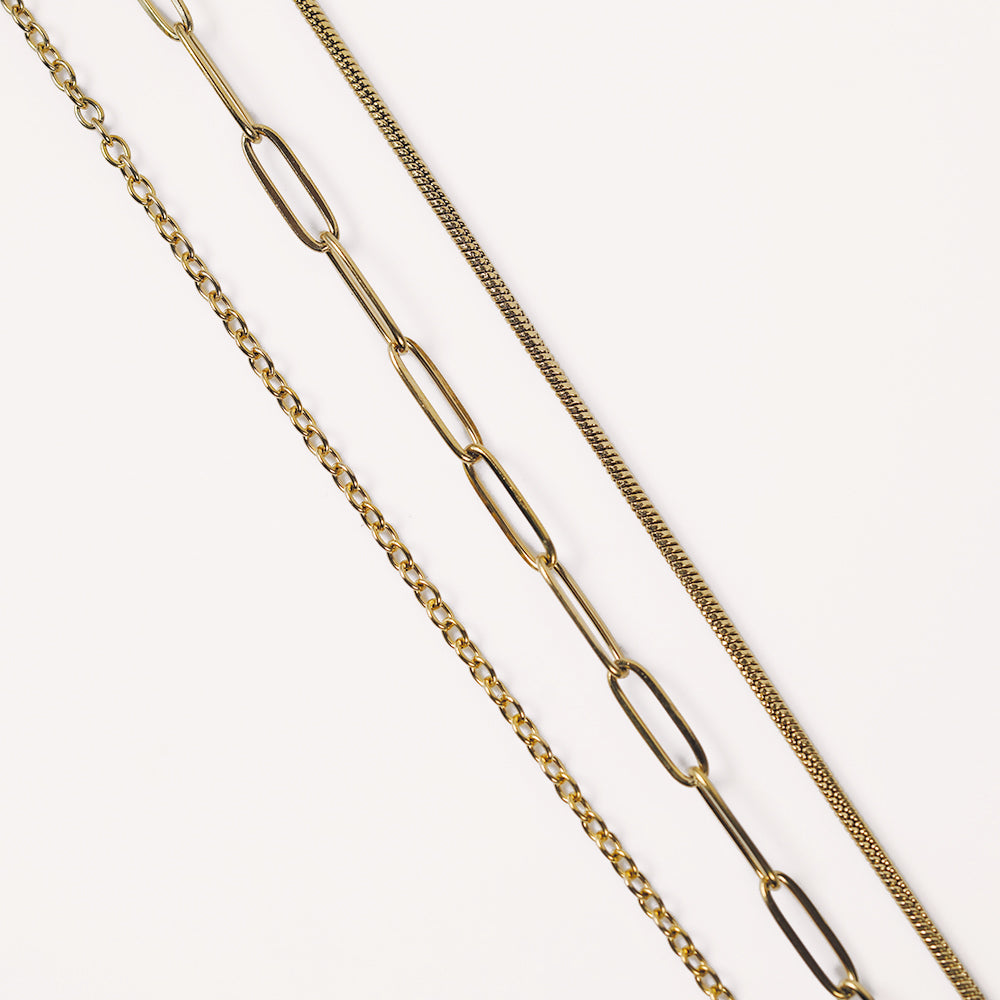 Edelstahl Ankerkette gold & silber für Charms Mix & Match - myGreta Basic Pure