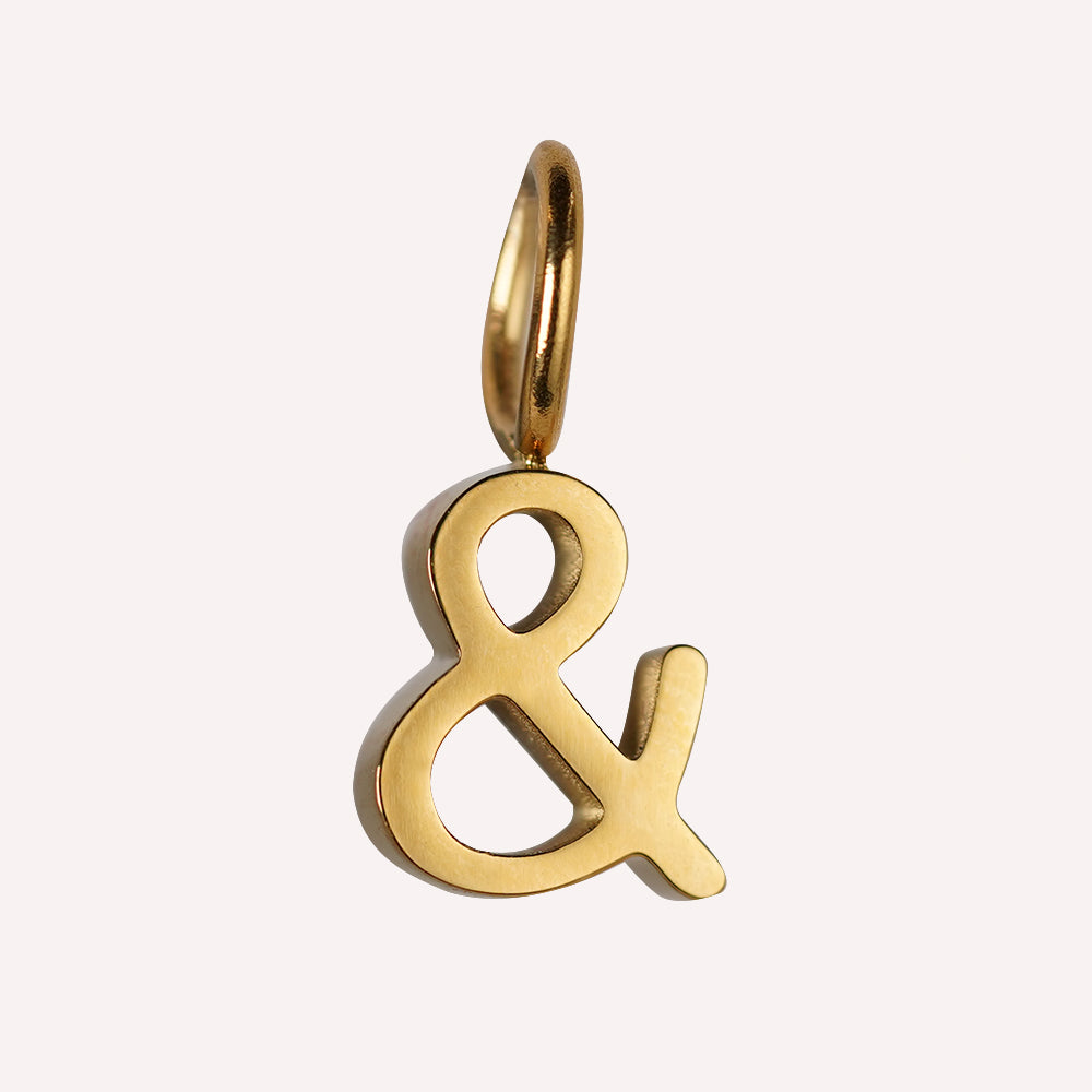 Edelstahl Anhänger & Zeichen gold & silber
