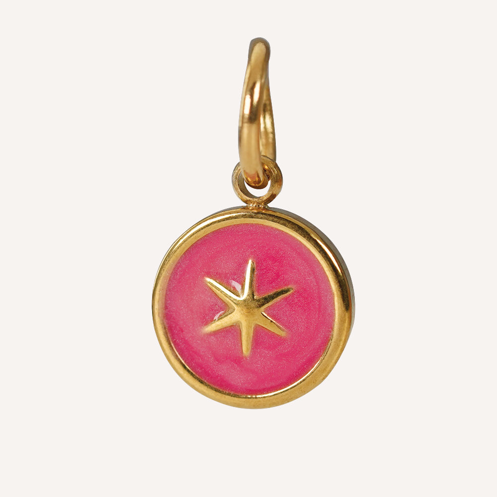 Edelstahl Anhänger Stern gold für Mix & Match - myGreta Charms