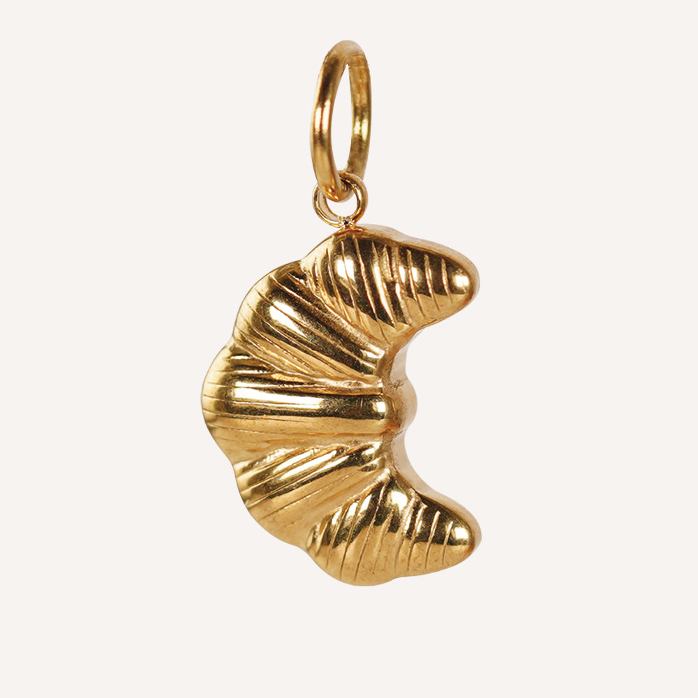 Edelstahl Anhänger Croissant gold & silber für Mix & Match - myGreta Charms