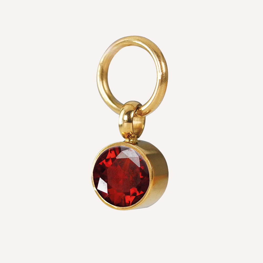 Edelstahl Anhänger Geburtsstein gold & silber für Mix & Match - myGreta Charms