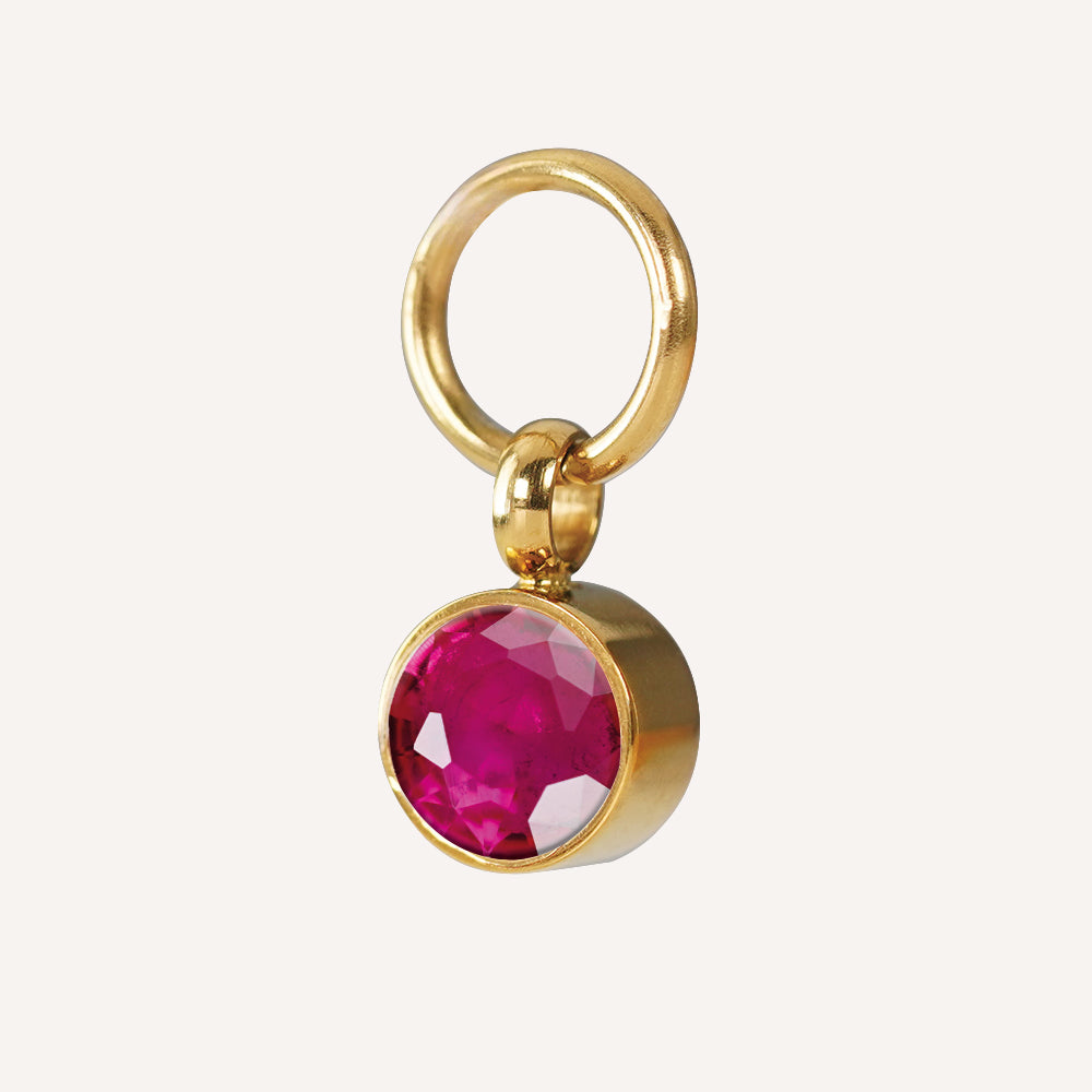 Edelstahl Anhänger Geburtsstein gold & silber für Mix & Match - myGreta Charms