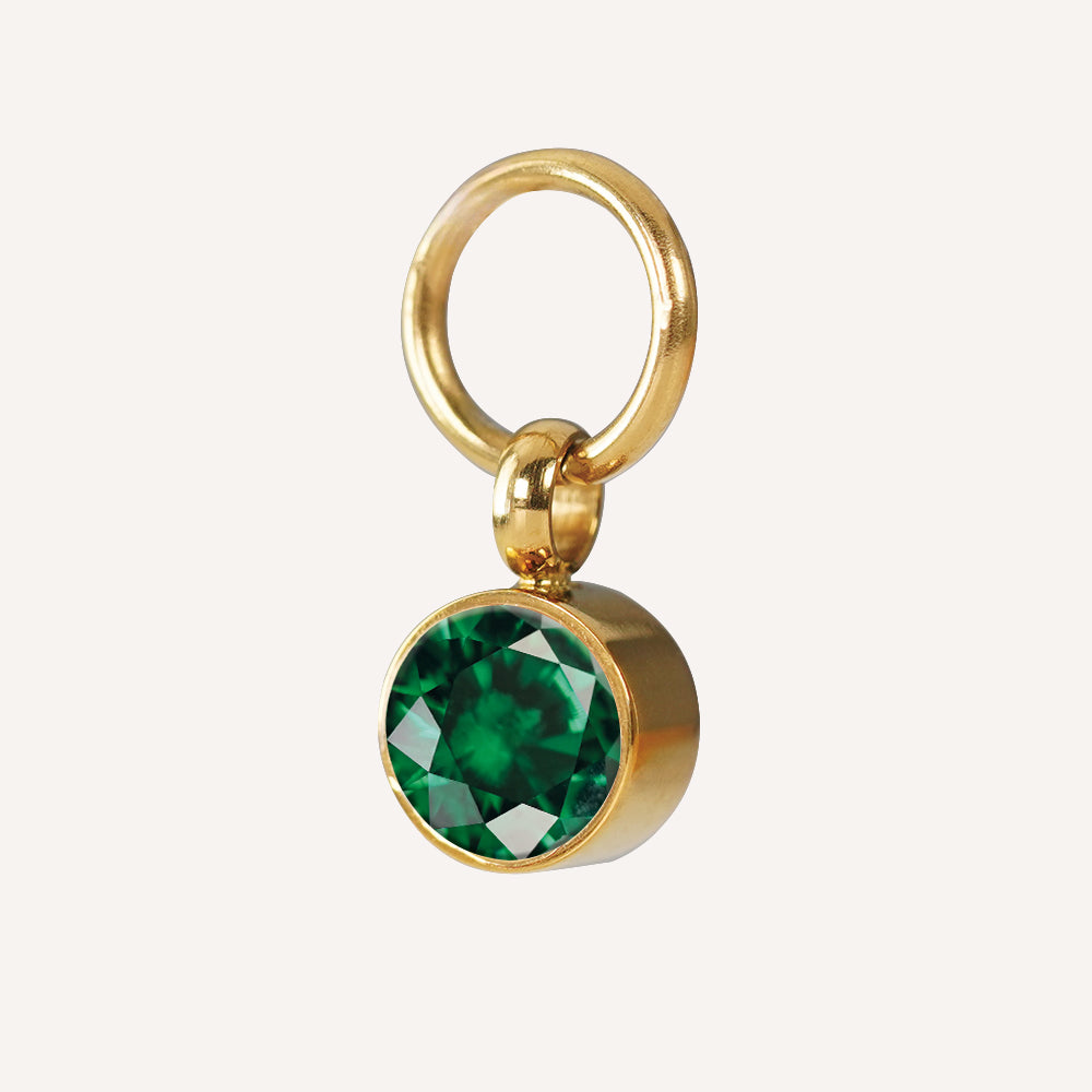 Edelstahl Anhänger Geburtsstein gold & silber für Mix & Match - myGreta Charms