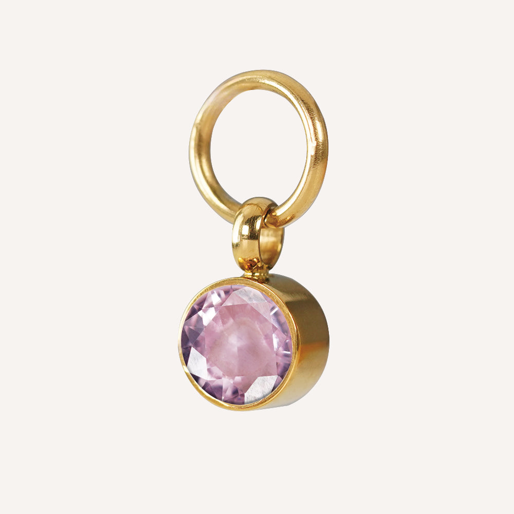 Edelstahl Anhänger Geburtsstein gold & silber für Mix & Match - myGreta Charms