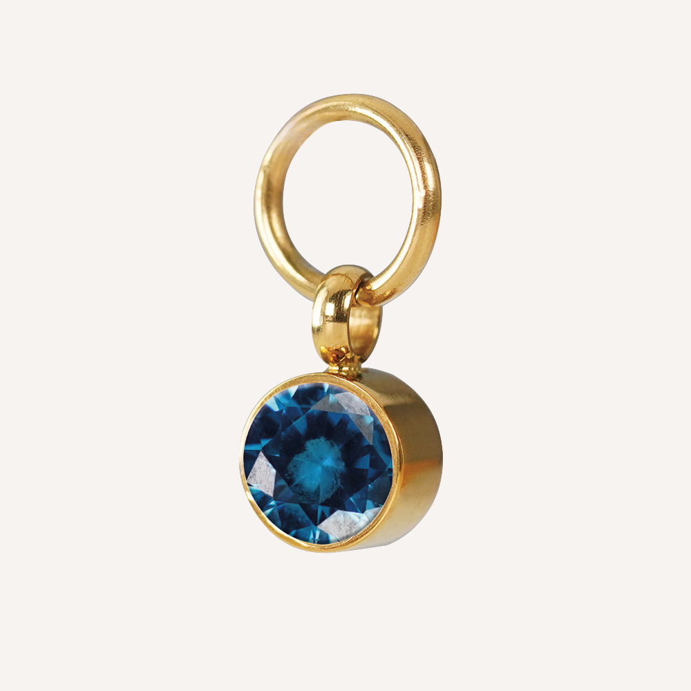 Edelstahl Anhänger Geburtsstein gold & silber für Mix & Match - myGreta Charms