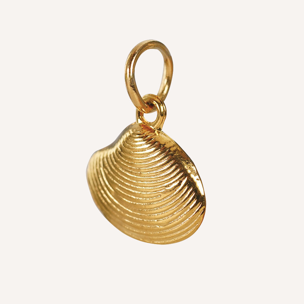 Edelstahl Anhänger Muschel gold & silber für Mix & Match - myGreta Charms
