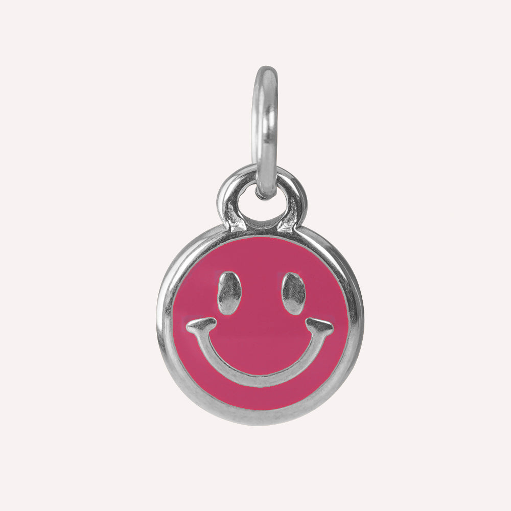 Edelstahl Anhänger Smiley gold für Mix & Match - myGreta Charms