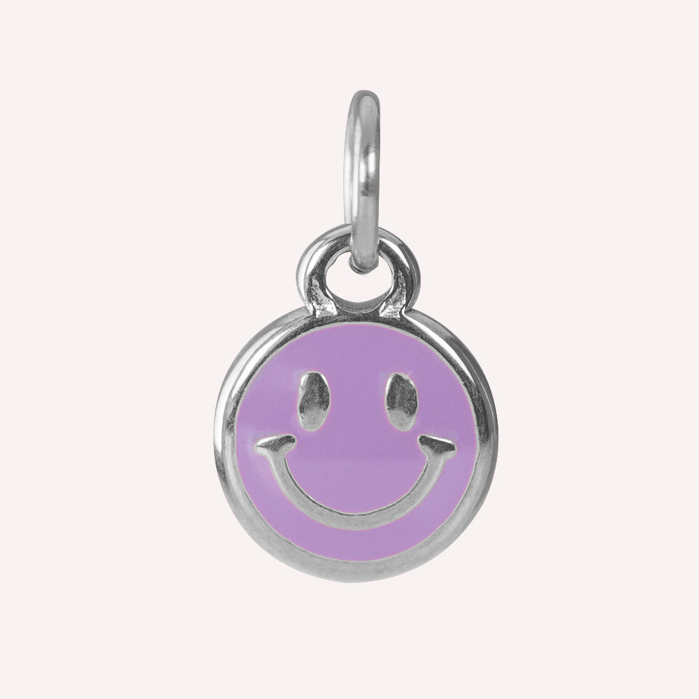 Edelstahl Anhänger Smiley gold für Mix & Match - myGreta Charms