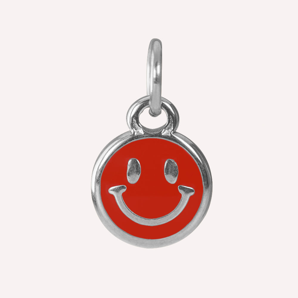 Edelstahl Anhänger Smiley gold für Mix & Match - myGreta Charms
