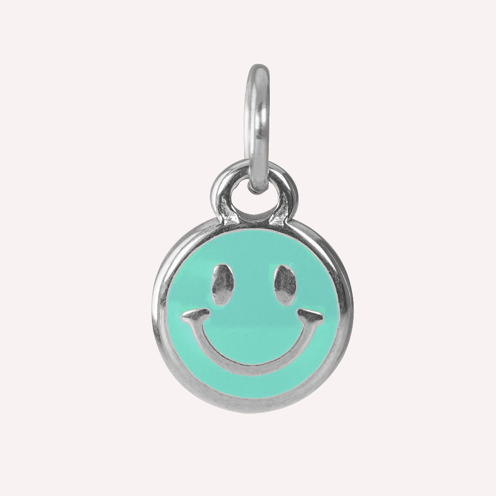 Edelstahl Anhänger Smiley gold für Mix & Match - myGreta Charms