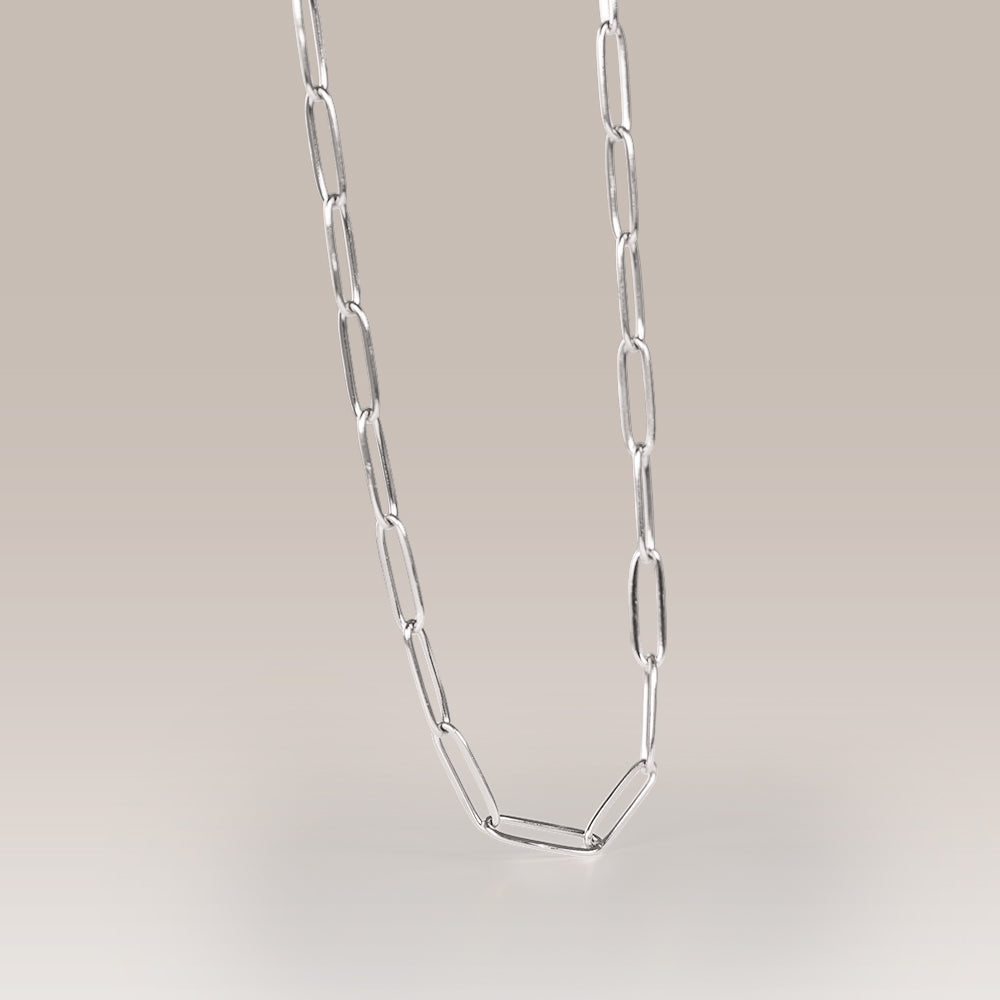 Edelstahl Gliederkette gold & silber für Charms Mix & Match - myGreta Basic Paperclip Pure