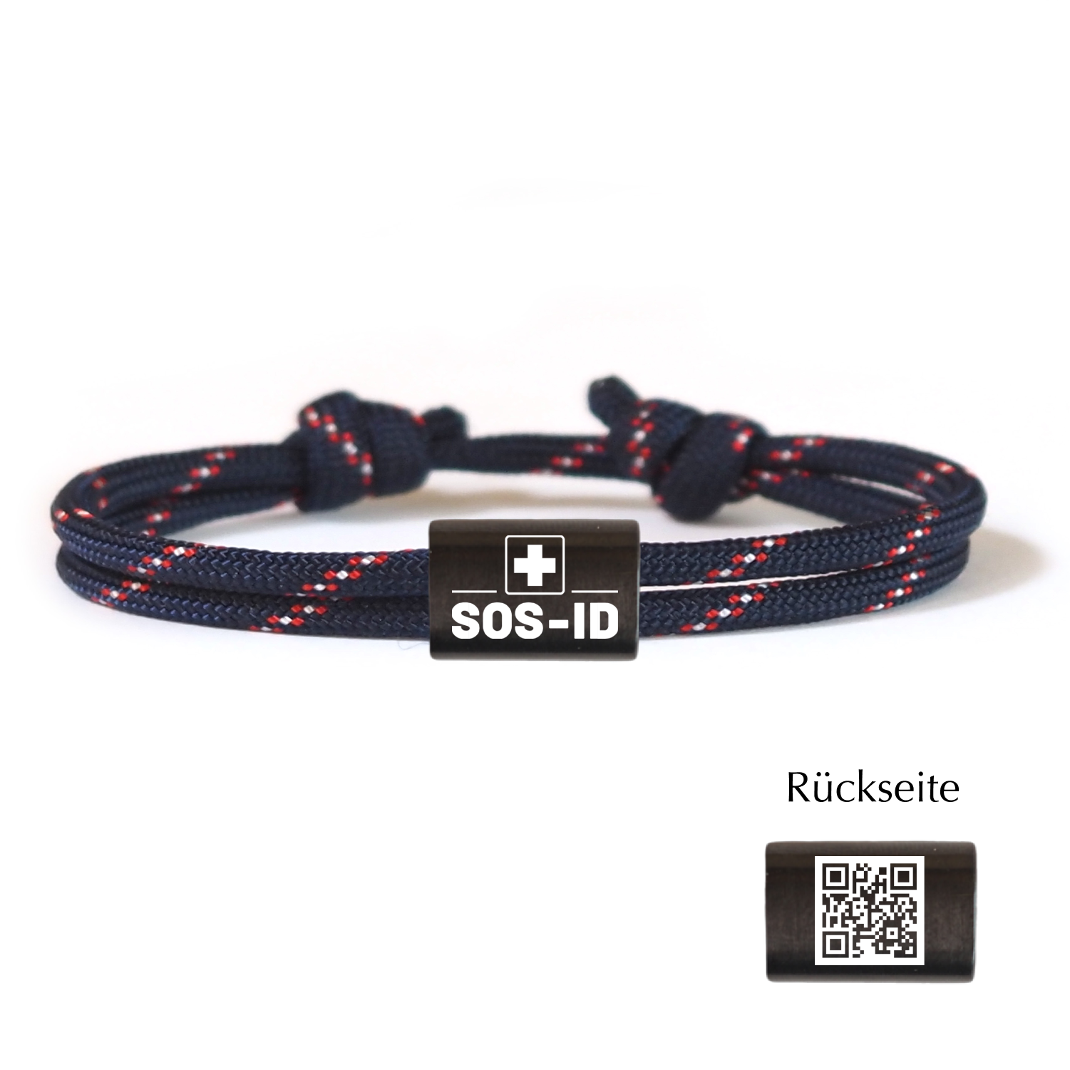 SOS-ID Segeltauarmband EXCLUSIVE