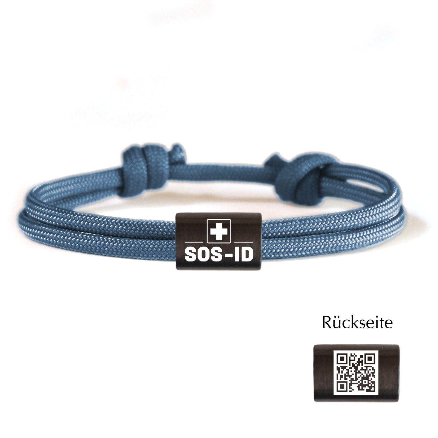 SOS-ID Segeltauarmband EXCLUSIVE