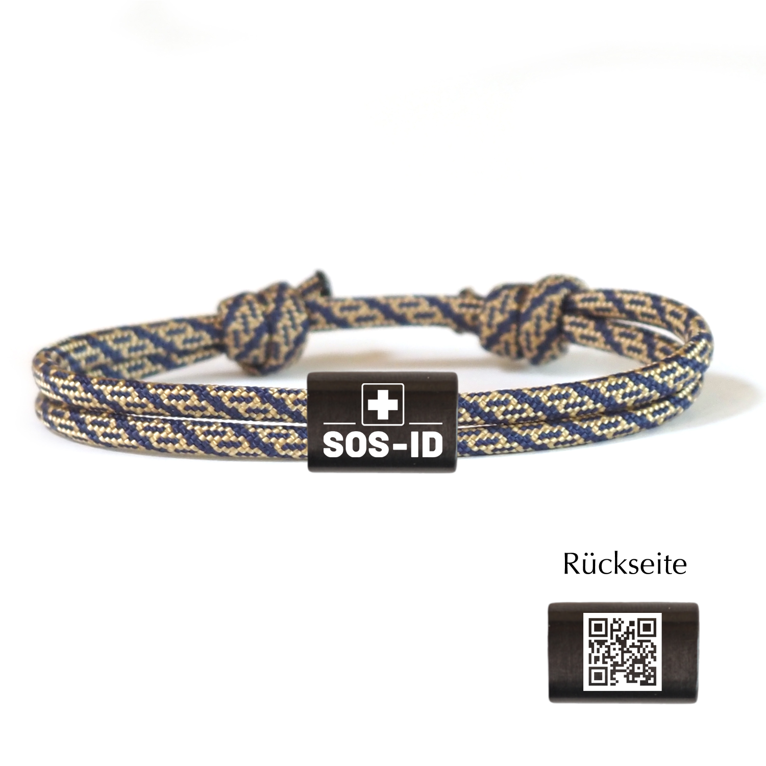 SOS-ID Segeltauarmband EXCLUSIVE